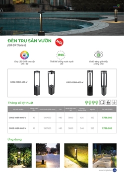 Báo giá đèn Sân Vườn 2025